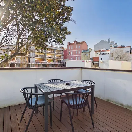 Апартаменты Charming 1br W/ Terrace In Alfama | By Airnest *